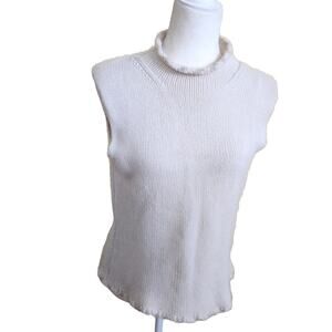 Cashmere Cristiano Fissore Handmade Pullover Sweater Vest M/L Italy Old Money